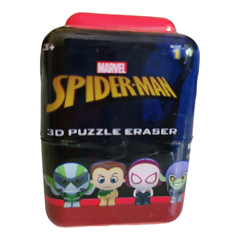 Marvel Spider-Man Mystery 3D Puzzle Palz Eraser Sealed